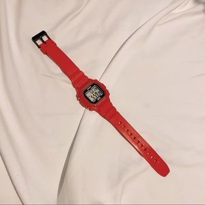 Red Casio Watch